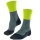 Falke Trekking Sock TK2 (Merino Wool, for Light Terrain) Steel Grey/Green Men - 1 Pair